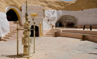 le lieux de tournage de star wars a matmata en tunisie