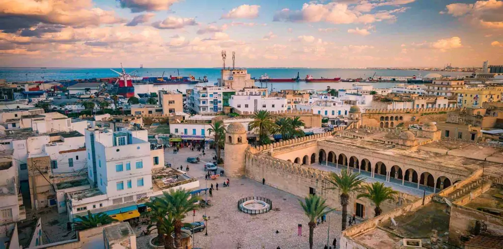 Vue panoramique sur la ville de Tunis